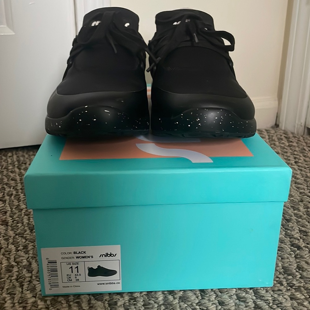 Snibbs Spacecloud Work Sneaker- Black